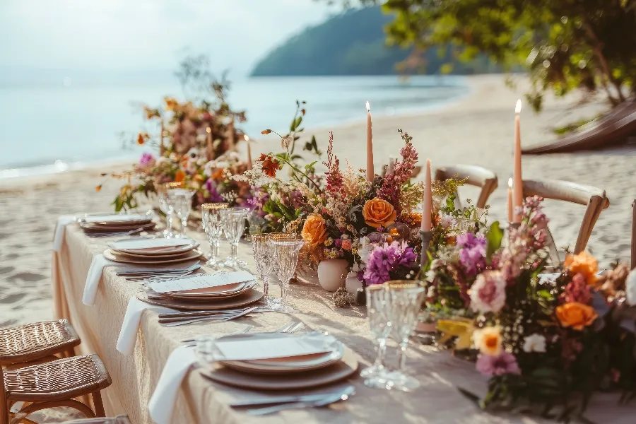 beach_lunch_sxmweddings